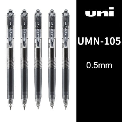 Uniball Pen Set  0.5/0.38mm Black Press Test Pens For Office & School Student Stationery