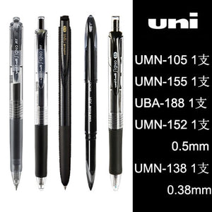 Uniball Pen Set  0.5/0.38mm Black Press Test Pens For Office & School Student Stationery