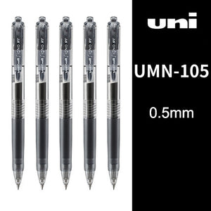 Uniball Pen Set Black Pens Student 0.5/0.38mm Press Pen Test Office Suitable for Everyday Writing