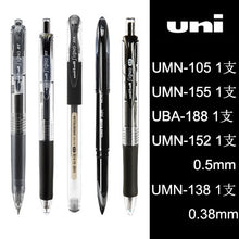 Load image into Gallery viewer, Uniball Pen Set Black Pens Student 0.5/0.38mm Press Pen Test Office Suitable for Everyday Writing

