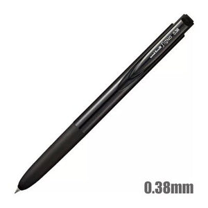 Uniball Signo RT1 Gel Pen 0.38mm/0.5mm Black Ink Rubber Grip & Click Retractable Micro & Extra Fine Point Very Smooth Ink