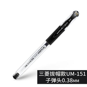 Uniball Gel Pen 0.38/0.5 Gel Pen Um100 Um151 Umn155 Quick-drying Signing Pen 1PCS
