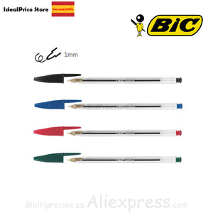 BIC Crystal Original®Pens BIC medium tip 1,0mm color blue black green Red