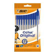 Load image into Gallery viewer, BIC Black Cristal Original Ballpoint Pens 10 PCs
